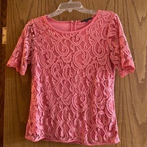 Beautiful lacy light pink top
